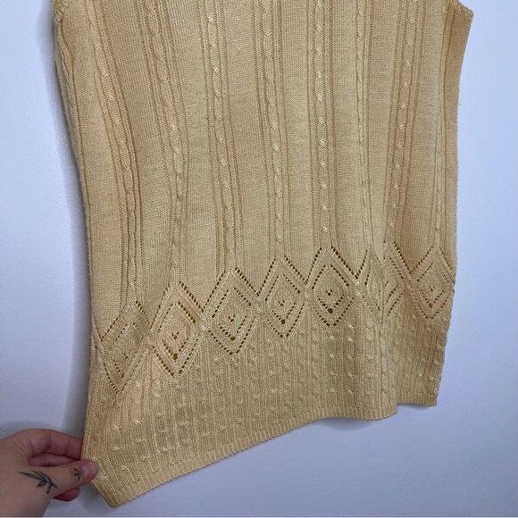 Vintage Boho Knit Crochet Tank Top - Picture 8 of 10